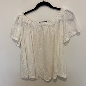 Wilfred off shoulder cream top
